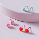 fashion dripping heartshaped earrings 3 pairs setpicture5
