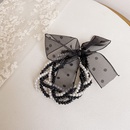 Korean multilayer bead chain polka dot bow hair scrunchiespicture16