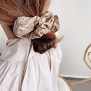Korean floral bow rubber band hair scrunchiespicture13