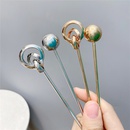 retro style simple circle ball metal hairpinpicture17