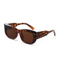 fashion square big frame tortoiseshell leopard print sunglassespicture18