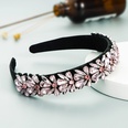 fashion glass rhinestone flower geometric headbandpicture21