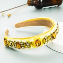 fashion dropshaped glass diamond crystal cloth headbandpicture15