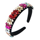fashion glass rhinestone flower geometric headbandpicture16