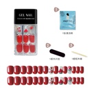 Korean 30 pieces of wearable nail piecespicture13