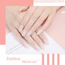 Fashion 24 pieces of finished skin color nail piecespicture7