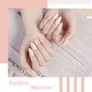 Simple marble pattern skin tone nail stickerspicture6