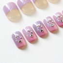 Fashion violet wind simple bridal nail piecespicture13