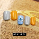Simple midlength nail art sheet 24 piecespicture11
