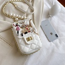 fashion geometric diamondencrusted oneshoulder messenger bagpicture22