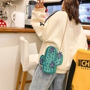 Cartoon Funny Cactus Chain Shoulder Messenger Small Bagpicture23
