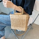 new straw woven shoulder messenger small square bagpicture19