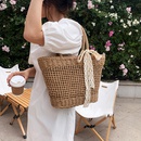 fashion hollow straw woven single shoulder large capacity bagpicture19