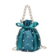 fashion pearl handle ribbon bow chain bucket small bagpicture38
