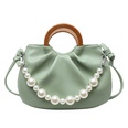 Korean fashion fold pearl handle crossbody shoulder armpit bagpicture36