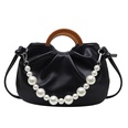Korean fashion fold pearl handle crossbody shoulder armpit bagpicture37