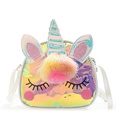 colorful unicorn jelly oneshoulder childrens messenger bagpicture36
