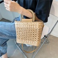 new straw woven shoulder messenger small square bagpicture21