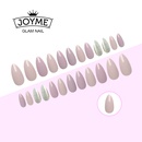 new bean paste color 24 pieces of finished fake nail boxpicture12