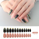 Fashion pointed finished almond nail stripspicture9