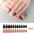 Fashion pointed finished almond nail stripspicture13