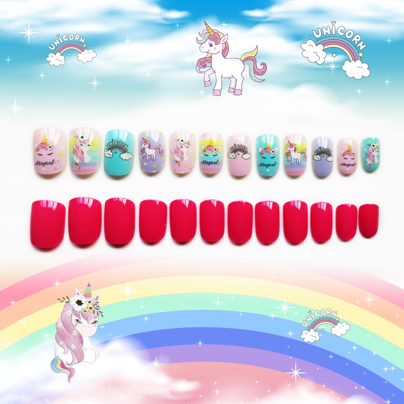 Fashion Childrens Nail Patches Wearable