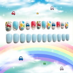 Fashion finished children's nail patches