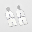 simple irregular silver alloy earrings wholesalepicture13