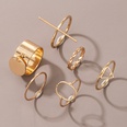 fashion golden twist geometric ring 6piece setpicture11