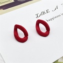 simple fashion color acrylic chain open earringspicture9