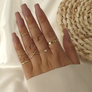 simple geometric circle 7piece ring wholesalepicture6