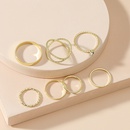 simple geometric circle 7piece ring wholesalepicture7