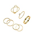 simple geometric circle 7piece ring wholesalepicture10