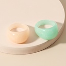 Retro simple solid color acrylic 2piece ring wholesalepicture8