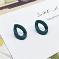 simple fashion color acrylic chain open earringspicture14