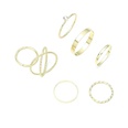 simple geometric circle 7piece ring wholesalepicture11