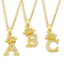 fashion crown 26 English letters zircon pendant necklacepicture33