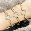 punk personality exaggerated heart thick chain braceletpicture10