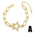 punk personality exaggerated heart thick chain braceletpicture11