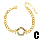 hiphop fashion micro inlaid colored diamonds braceletpicture12