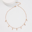 simple geometric alloy thin necklacepicture15