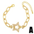 punk personality exaggerated heart thick chain braceletpicture15