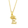 fashion crown 26 English letters zircon pendant necklacepicture42