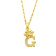 fashion crown 26 English letters zircon pendant necklacepicture44