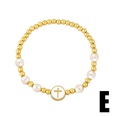 Simple cross star moon pearl elastic braceletpicture19