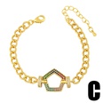 hiphop fashion micro inlaid colored diamonds braceletpicture16