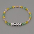 Korea color crystal love letter handmade beaded braceletpicture15