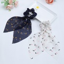 Korean summer moon silk scarf streamer hairbandpicture10
