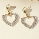 fashion full diamond heart shape earringspicture11