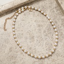 retro freshwater pearl alloy necklacepicture10